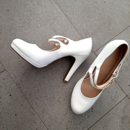Weiße hochteits high heel - weiße,