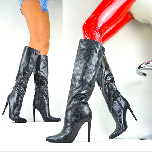 Luxus damenschuhe mega stiefel - damenschuhe,