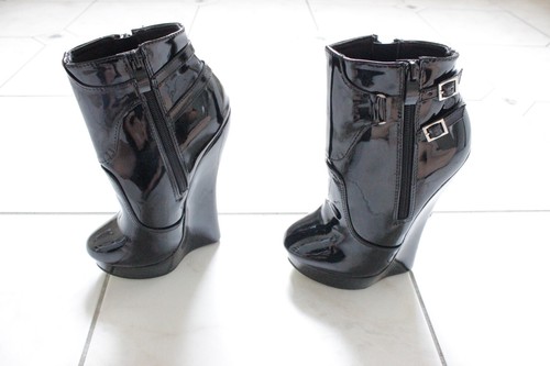 Sexy gogo plateau high heels - plateau,